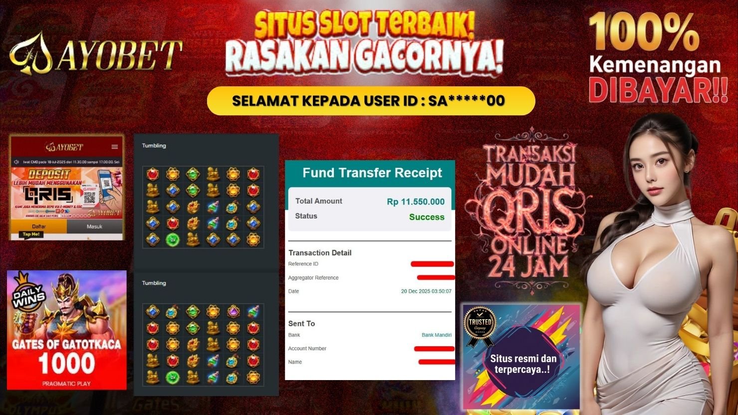 AYOBET JACKPOT SLOT GATES OF GATOTKACA 1000